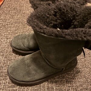 UGG Black Rubber Sole Boots